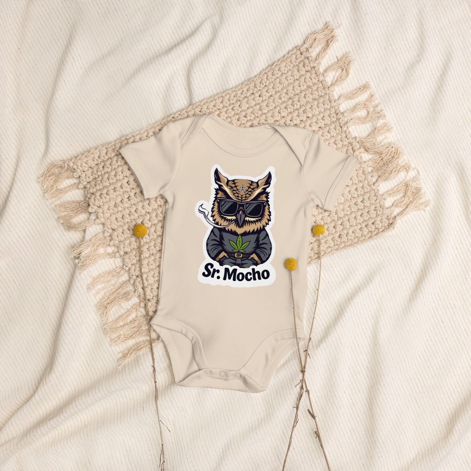 Organic cotton baby bodysuit