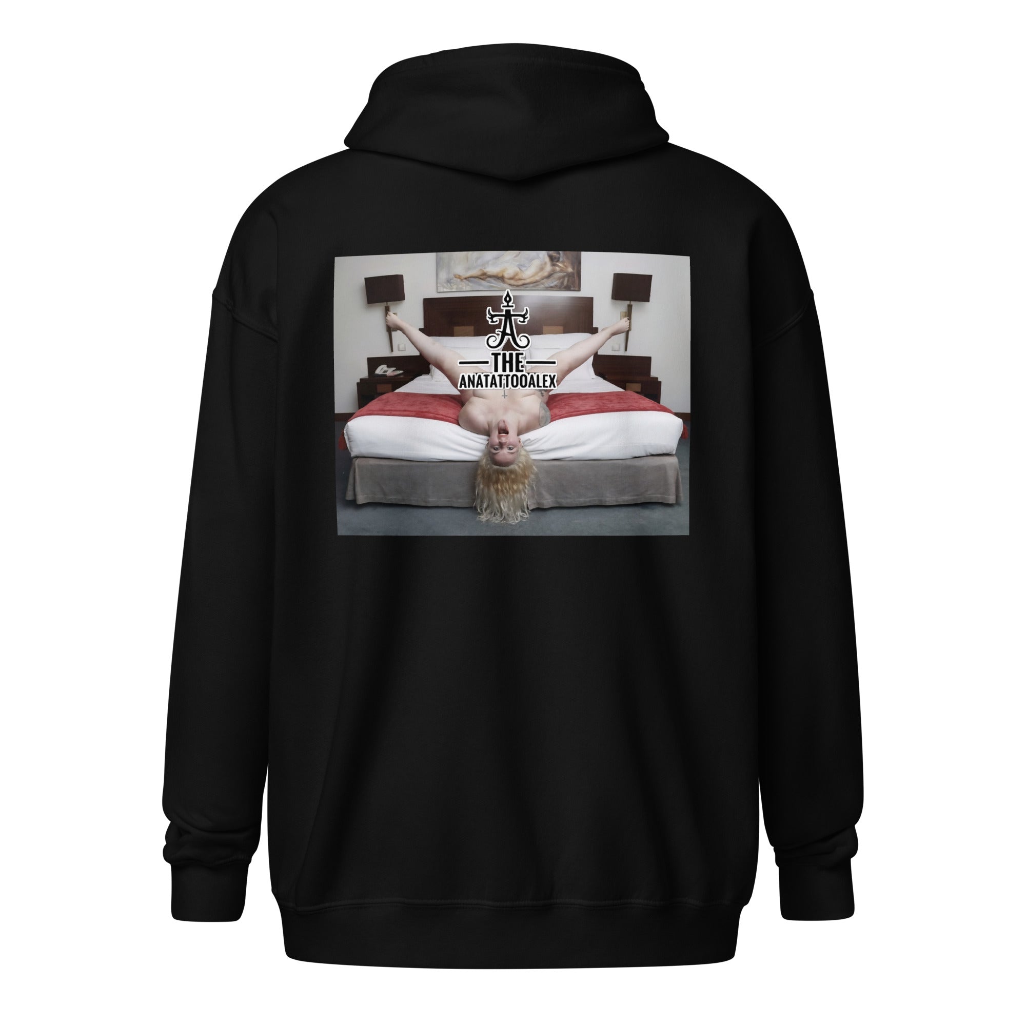 Casaco com capuz de tecido grosso unissex