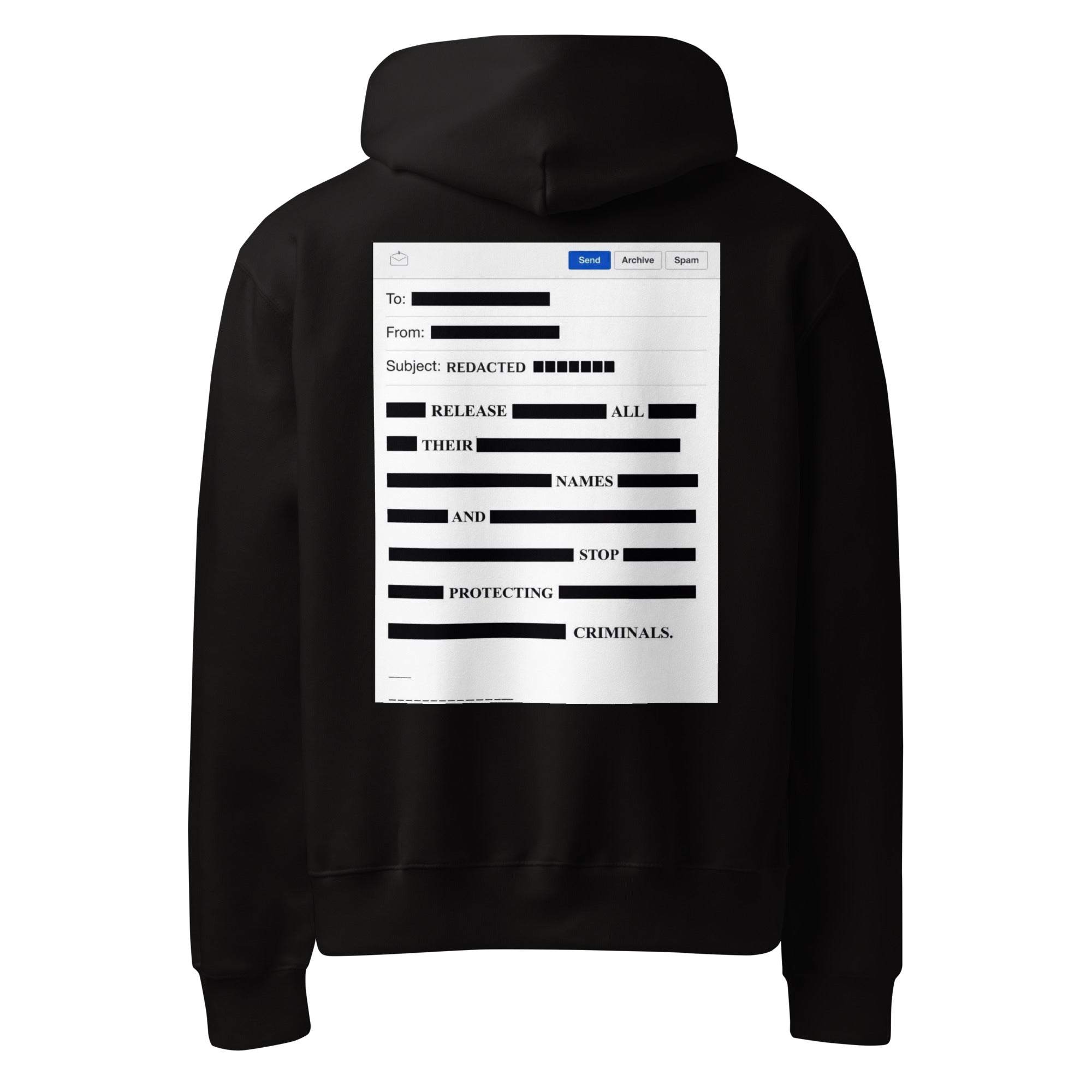 Oversized heavyweight hoodie
